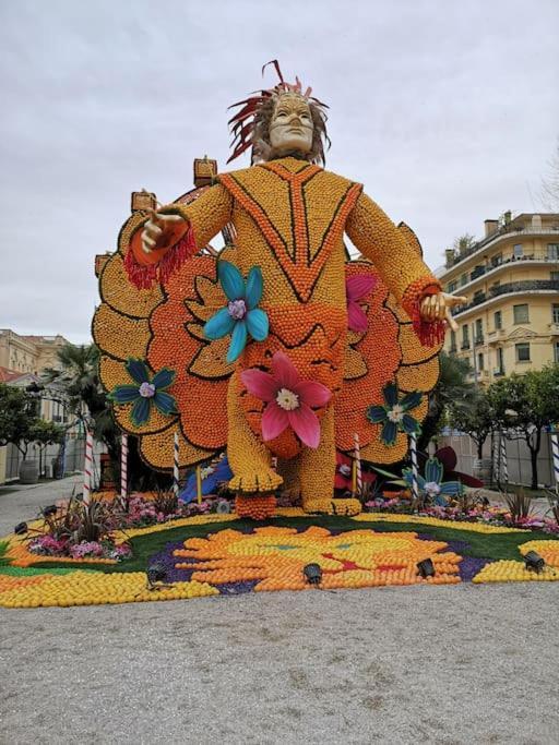 Cosy 2P A 5 Minutes A Pied De La Mer Et Du Centre Menton Exterior photo